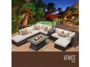 TKC Venice 10 Piece Outdoor Wicker Patio Furniture Set