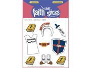 Tyndale House Publishers 110020 Sticker Gods Armor 6 Sheets Faith That Sticks