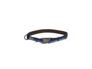 Coastal Pet Products CO36927 18 in. Reflective Adjustable Collar Sapphire Blue