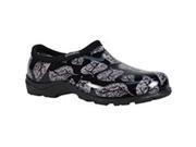 PRINCIPLE PLASTICS INC 5115LBK10 Sloggers Womens Waterproof Comfort Shoe Leaf Black 10
