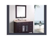 Design Element Group DEC302C Venetian 48 in. Single Sink Vanity Set Cherry Finish