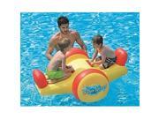 NorthLight Childrens Inflatable Water Sports Swimming Pool Seesaw Float Yellow Red 57 in.