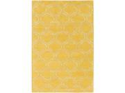 Artistic Weavers AWSG2149 576 Signature Emily Rectangle Hand Tufted Area Rug Yellow 5 x 7 ft. 6 in.
