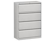 Lorell LLR88032 Lateral File 3DRW 42 in. x 1.63 in. x 40.25 in. Lt Gray