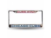 Rico Industries RIC FCL5321 Chicago Cubs MLB Laser Chrome License Plate Frame