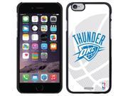 Coveroo Oklahoma City Thunder Halftone Logo Design on iPhone 6 Microshell Snap On Case