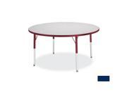 RAINBOW ACCENTS 6488JCA112 KYDZ ACTIVITY TABLE ROUND 36 in. DIAMETER 24 in. 31 in. HT GRAY NAVY