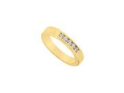 Fine Jewelry Vault UBM12055Y14D Mens Diamond Ring 14K Yellow Gold 0.25 CT Diamonds 5 Stones