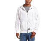Dickies TW382WH 2X Mens Thermal Lined Front Metal Zipper White Fleece Jacket 2X