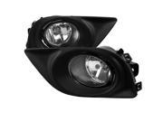 Spec D Tuning LF VSA12COEM DL Clear Fog Lights with Wiring Kit for 12 to 14 Nissan Versa 5.5 x 10 x 10 in.