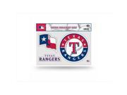Rico Texas Rangers Official MLB 8 X 11 in. 3 Piece Team Magnet Sheet