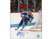 AJ Sports World COFP124040 Paul Coffey Autographed Edmonton Oilers 11x14 Heading Up Ice Photo