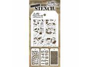 Stampers Anonymous MTS 2 Tim Holtz Mini Layered Stencil Set Pack of 3 Set No.2