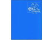 Monster Binders 4PMAB Binder 4 Pocket Monster Matte Aqua Blue