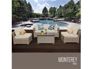 TKC Monterey 5 Piece Outdoor Wicker Patio Furniture Set
