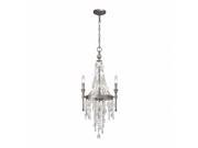 ELK Group International 15932 3 Alexandra 3 Light LED Chandelier Weathered Zinc 35 x 16 x 16 in.