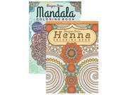 Bazic Adult Coloring Book Henna Case of 48