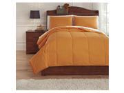 Ashley Q759083F Signature Design Accessory Plainfield Full Comforter Set Orange