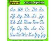 Scholastic 4 x 4 in. Cursive Alphabet Learning Sticker Pack 20