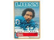 Billy Sims autographed Football Card Detroit Lions 1983 Topps No.70