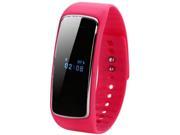 D3 CA 0165R 0.49 in. Oled Display Bluetooth 2.1 3.0 Smart Bracelet Red