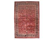 EORC X33312 11 x 16.33 ft. Persian Red Hand Knotted Wool Mashad Rug