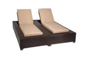 TKC Bora Bora Chaise Outdoor Wicker Patio Furniture Wheat
