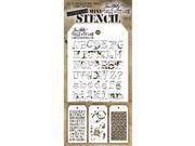 Stampers Anonymous MTS 3 Tim Holtz Mini Layered Stencil Set Pack of 3 Set No.3