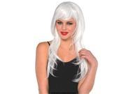 Amscan 397285.08 Glamourous Wig Frosty White Pack of 3
