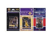 CandICollectables LAKERS314TS NBA Los Angeles Lakers 3 Different Licensed Trading Card Team Sets