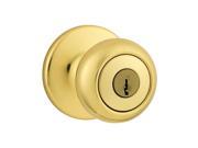 Kwikset Cove Entry Door Locks 5 Pin Bright Brass