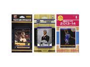 CandICollectables SACKING3TS NBA Sacramento Kings 3 Different Licensed Trading Card Team Sets