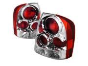 Spec D Tuning LT PROG99 APC Euro Housing Tail Lights for 99 to 03 Mazda Protege Chrome 6 x 18 x 22 in.