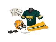 Franklin Sports FRA 15701F05 Y2 Green Bay Packers Youth NFL Deluxe Helmet and Uniform Set Medium