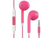 DreamWireless HFIPUHP iPhone Ipod iPad Stereo Hands Free With Mic Hot Pink C 3.5Mm