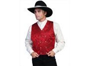 Scully 535344 RED XXL Mens Wah Maker Baker City Vest Red XXL