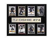 CandICollectables 1215OSHIE8C NHL 12 x 15 in. T.J. Oshie St. Louis Blues 8 Card Plaque