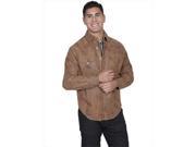 Scully 517 221 S Mens Leather Wear Jean Jacket Maple Small