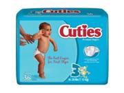 Prevail Cuties Baby Diapers Size 3 16 28 lbs. Bag of 36