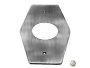 Westbrass D503 05 1 Hole Remodel Plate for Mixet in Polished Nickel