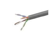 Monoprice 6685 1000 ft. 24AWG Cat5e 350MHz UTP Solid Plenum Ethernet Bare Copper Cable Gray