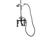 World Imports 405377 Tub Filler with Handshower and Metal Lever Handles Oil Rubbed Bronze