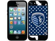 Coveroo Sporting Kansas City Polka Dots Design on iPhone 5S and 5 New Guardian Case