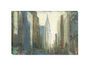 Tangletown Fine Art w14846 Urban Movement I NY by Myles Sullivan Wall Art Black White 30 x 45 x 1.5 in.