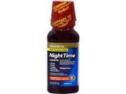 Good Sense Night Time Cold Flu Cherry Multi Symptom Relief Syrub 8 oz Case of 12
