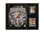 CandICollectables 1215INDIANSGR MLB 12 x 15 in. Cleveland Indians All Time Greats Photo Plaque