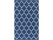 Artistic Weavers AWLT3015 810 Vogue Claire Rectangle Flat Woven Area Rug Blue 8 x 10 ft.