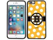 Coveroo 876 7038 BK FBC Boston Bruins Polka Dots Design on iPhone 6 Plus 6s Plus Guardian Case