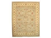 EORC 9141 12.17 x 15.17 ft. One Of A Kind Grey Hand Knotted Wool Agra Rug