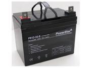 PowerStar AGM1235 125 Deep Cycle Battery 12V 35Ah Hoveround Activa DM Forerunner GLX LX